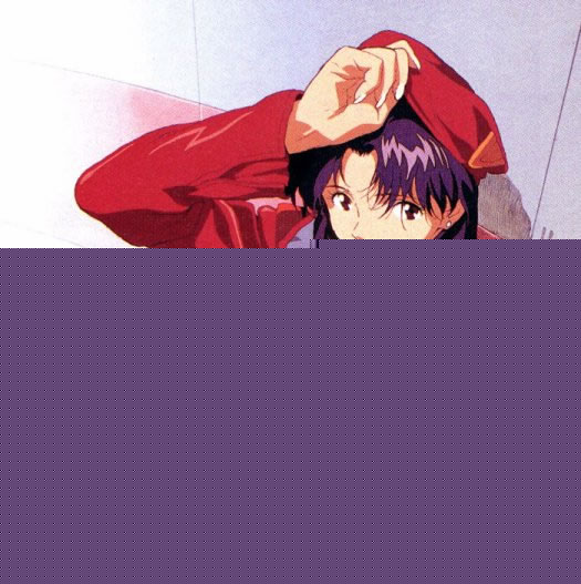 Neon Genesis Evangelion - Misato Katsuragi scene